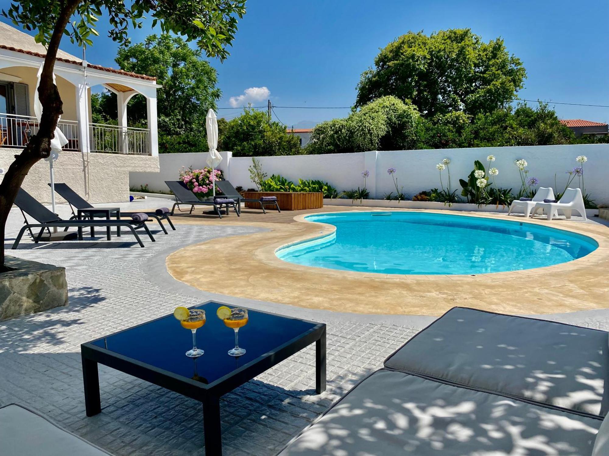 Villa Elena - Private Villa In The Heart Of Nature Chania  Exterior foto